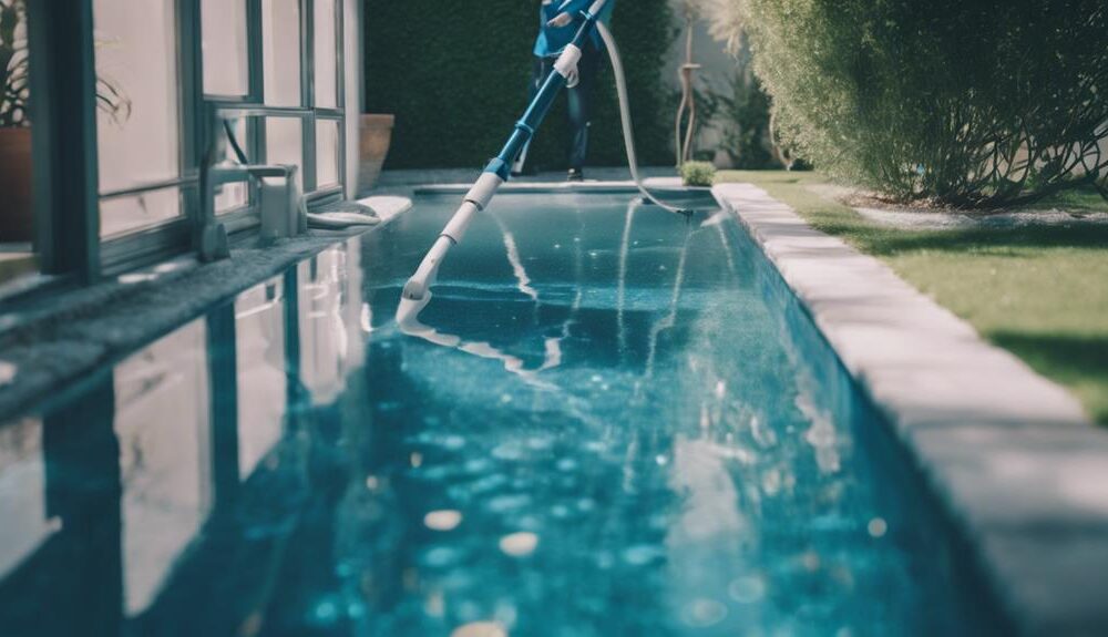 algae free pools with vacuums