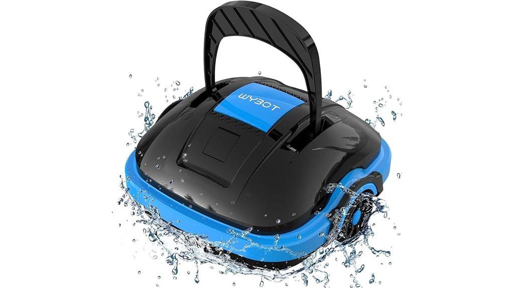 cordless robotic pool vacuum