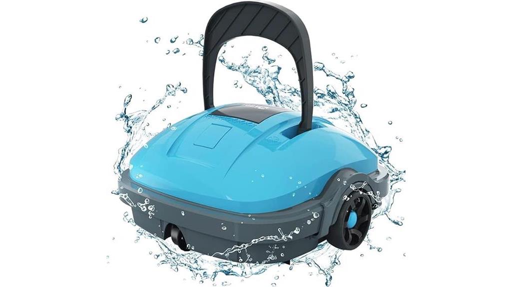 cordless robotic pool vacuum