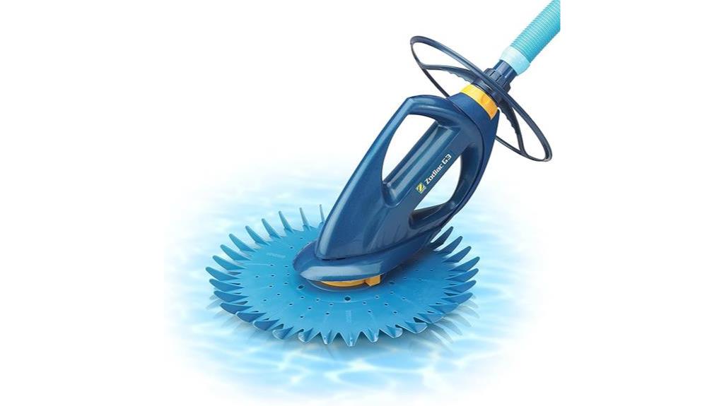 efficient suction side pool cleaner