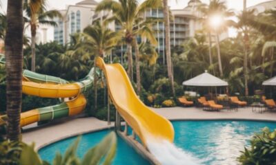 extravagant resorts with slides