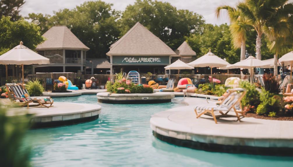 lazy river and relaxation