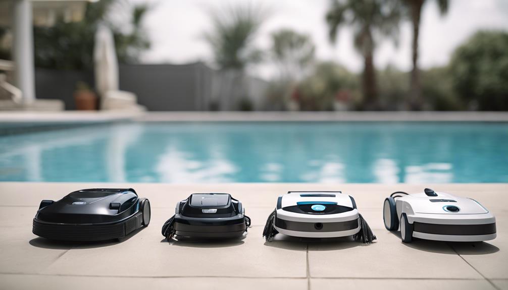 pool robot vacuum selection