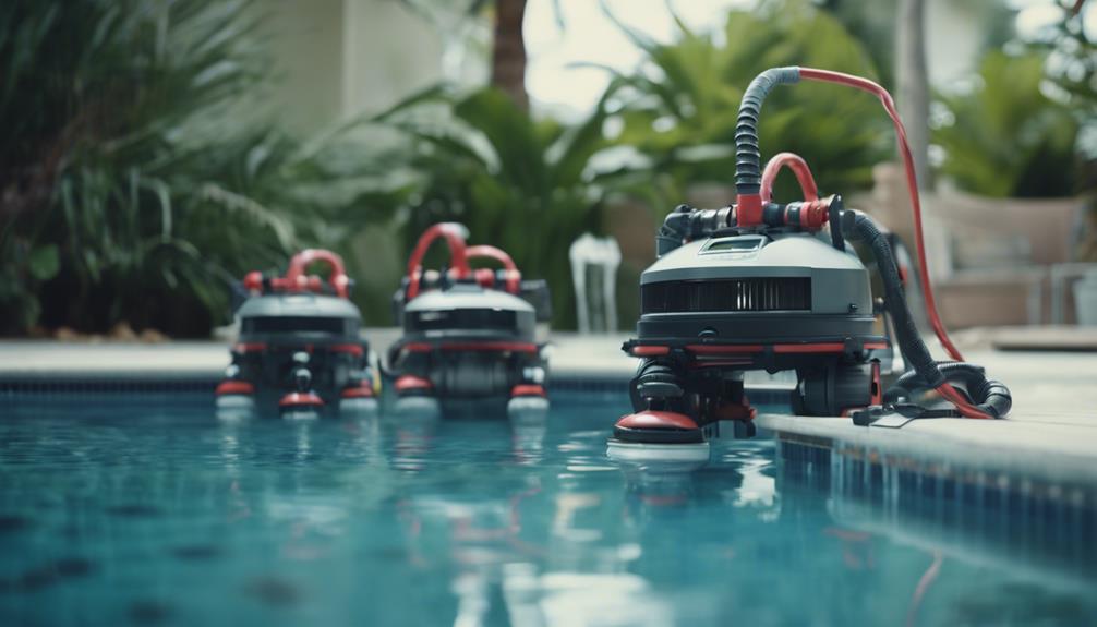 pool vacuum cleaner selection