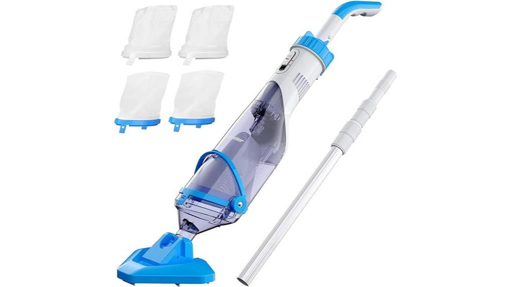 pool vacuum with telescopic pole