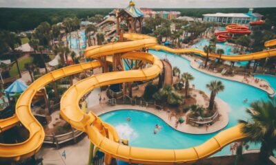 thrilling water slides galore