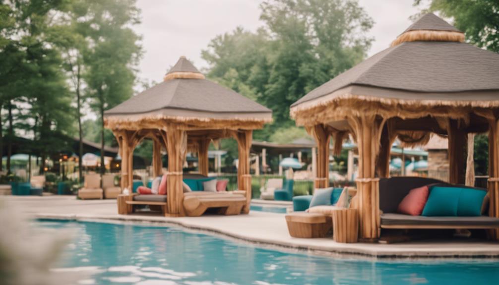 tranquil cabanas and lounges