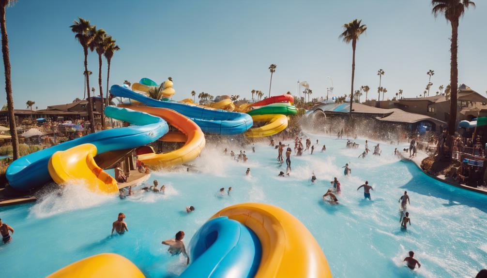 waterfront park with wave pool