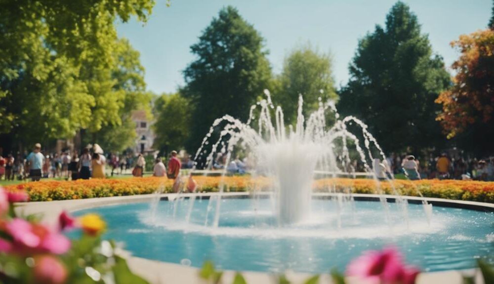 local fun water fountain