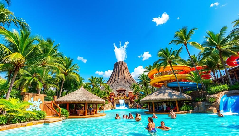 tropical water theme park