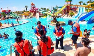 water parks cleanliness and safety