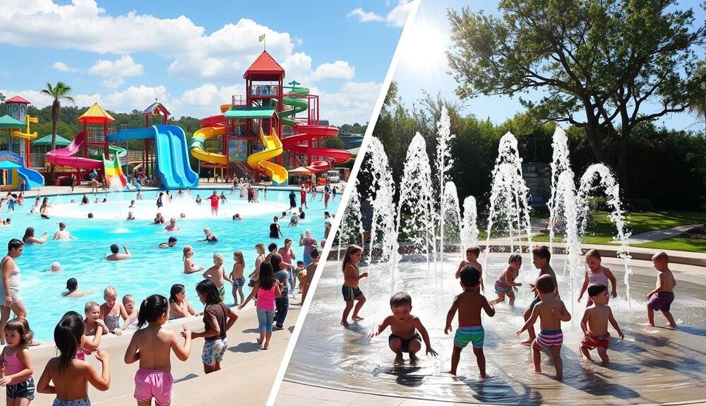 Water Parks Vs. Splash Pads Choosing the Right Option for Your