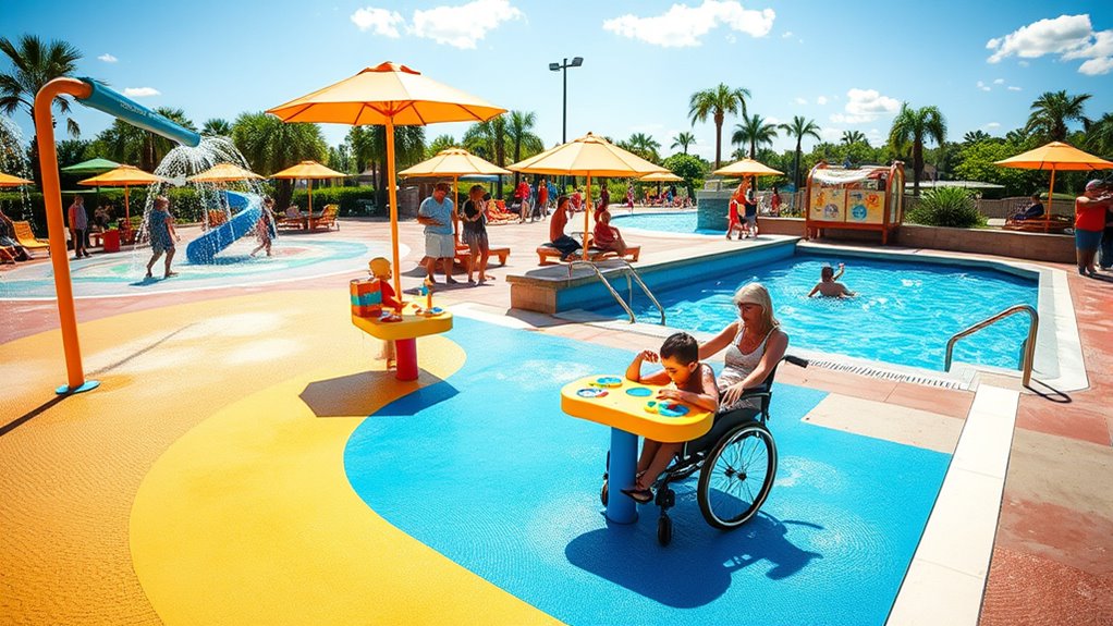accessible water park features