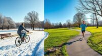 adjusting seasonal exercise routines