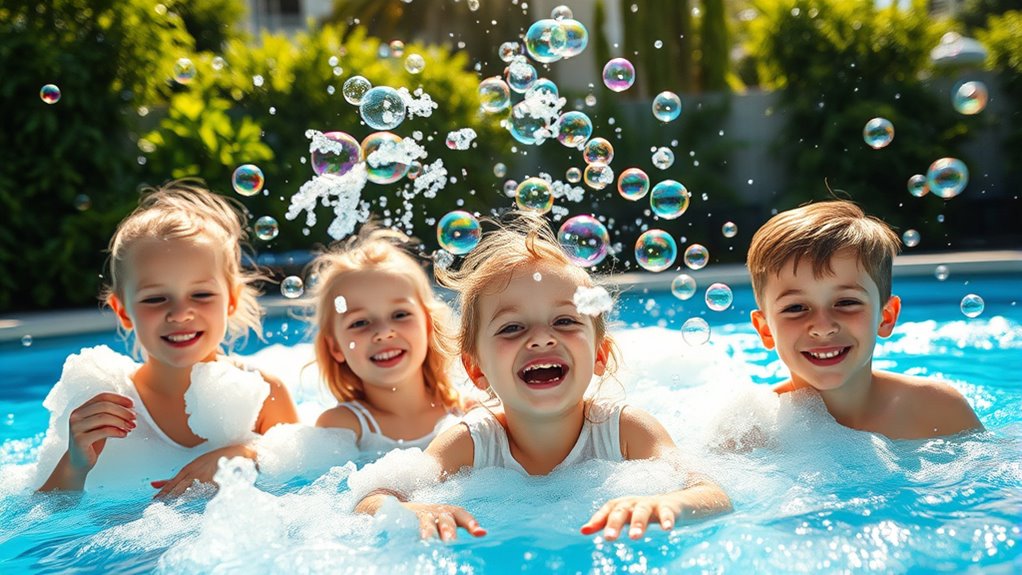 bubbles foam playfulness celebration