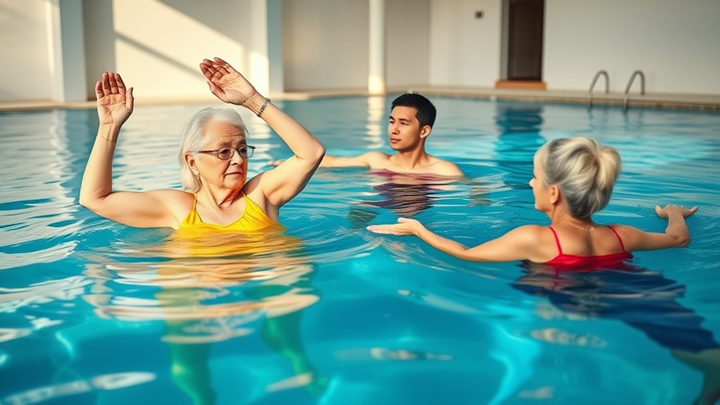 consistent low impact water workouts