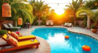 create personal pool oasis