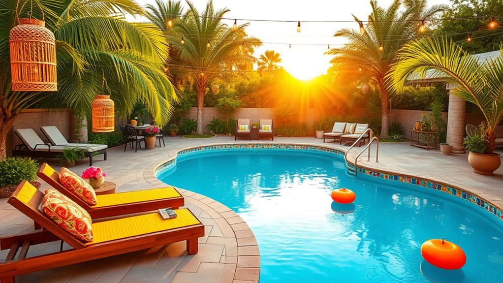 create personal pool oasis