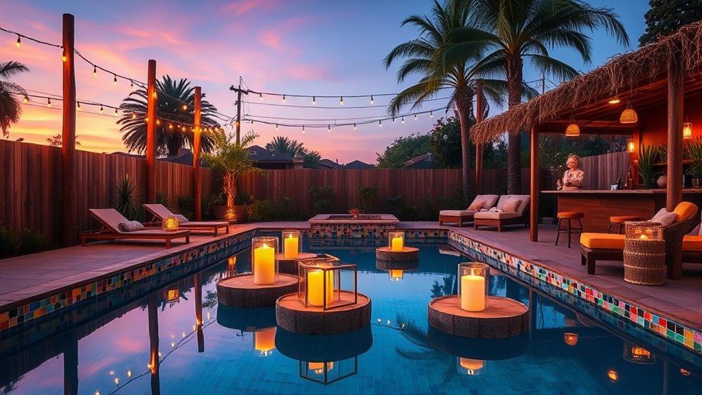 create personalized pool decor