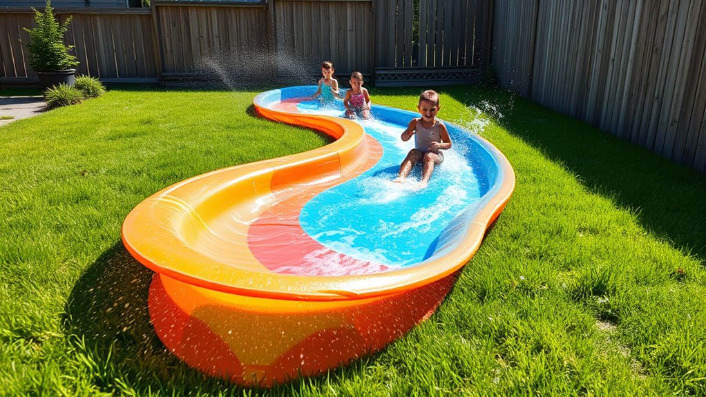 create safe themed slip slide