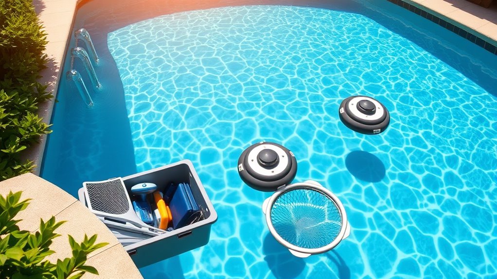 daily pool surface maintenance
