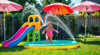 diy backyard splash zone
