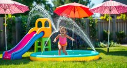 diy backyard splash zone