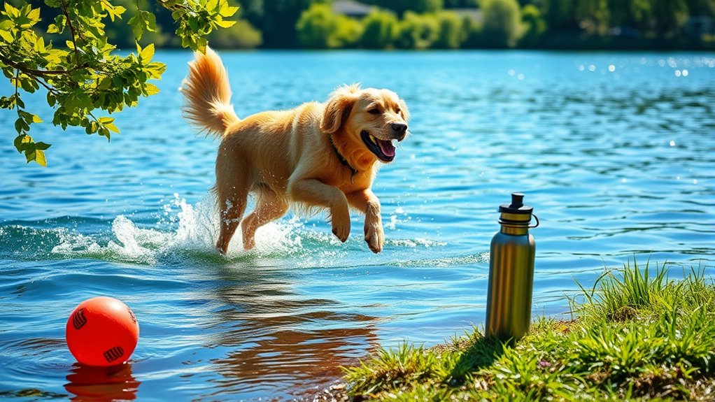 ensure dog stays hydrated