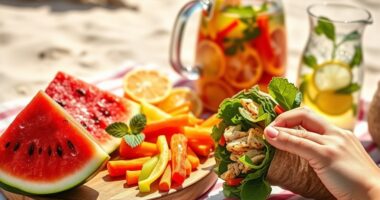 healthy summer beach snacks