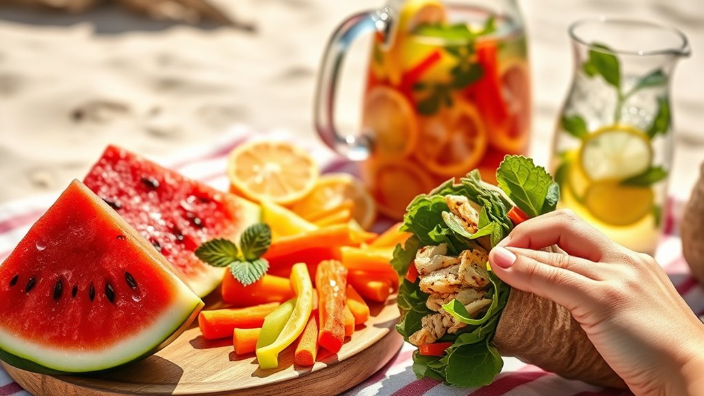 healthy summer beach snacks