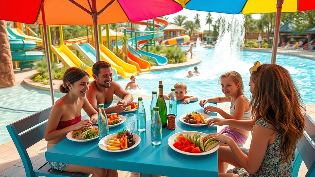 healthy water park meal tips