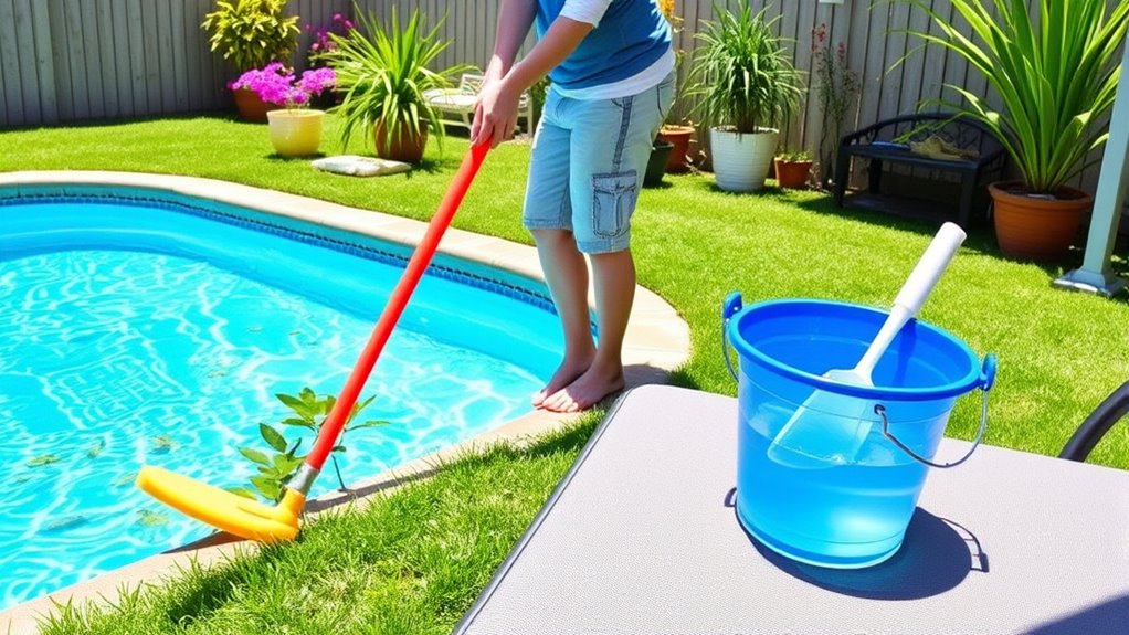 homemade pool cleaning alternatives