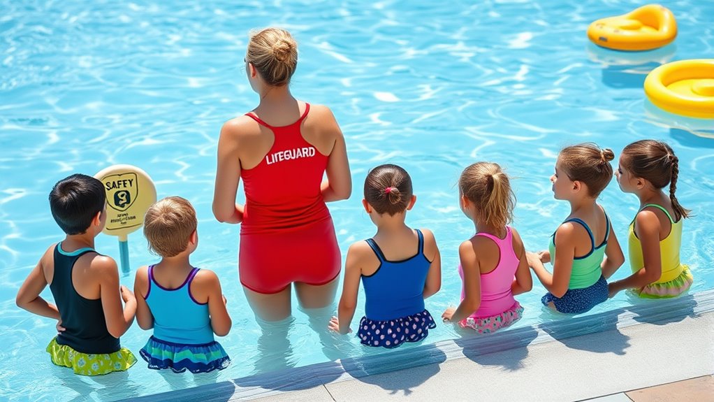 kids learn water safety