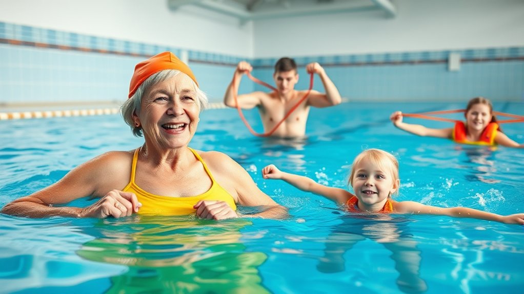low impact water resistance exercises