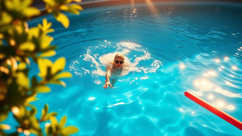 maintain consistent swimming routine