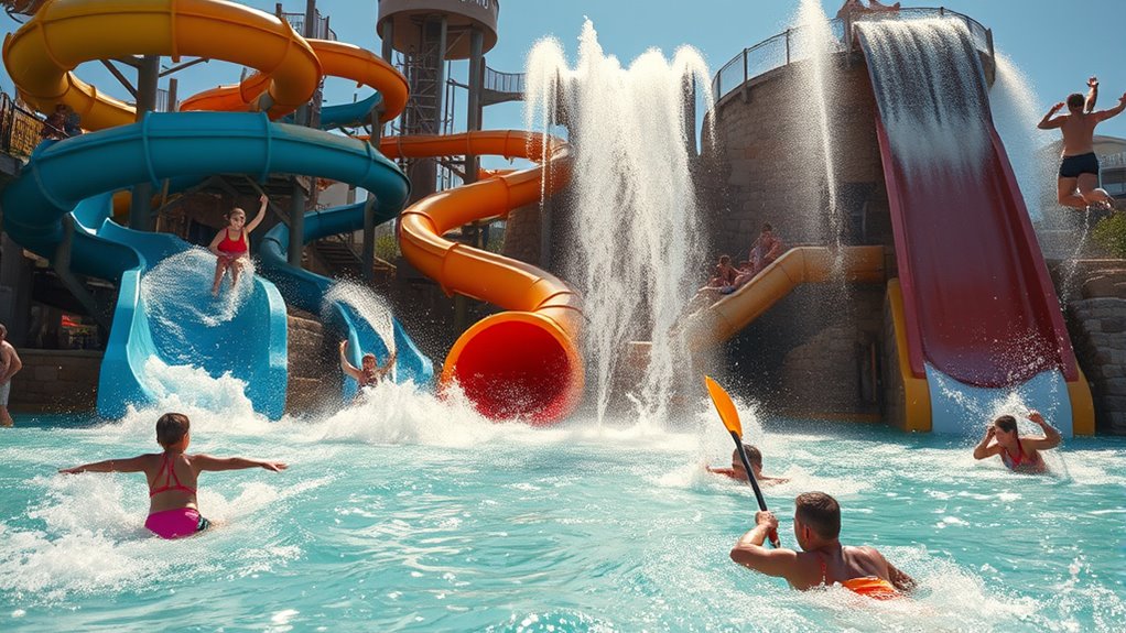 maximize water park movement