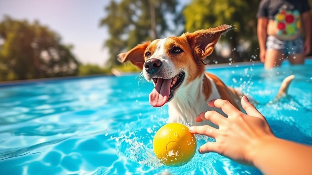monitor dog s water safety signs