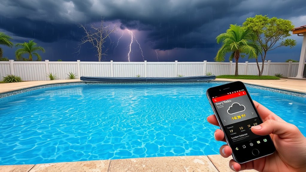 monitor weather and stay alert