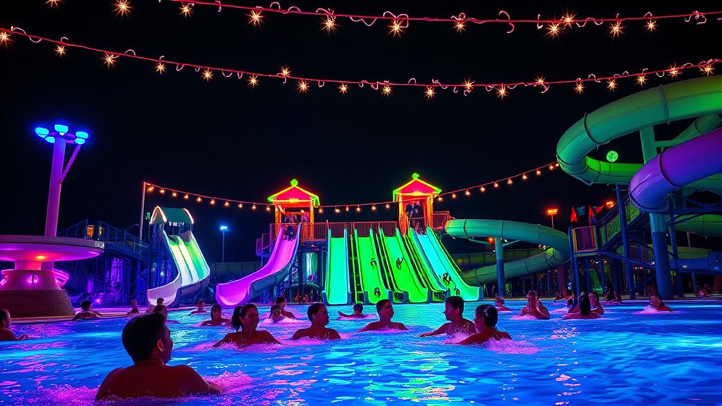 night water park safety