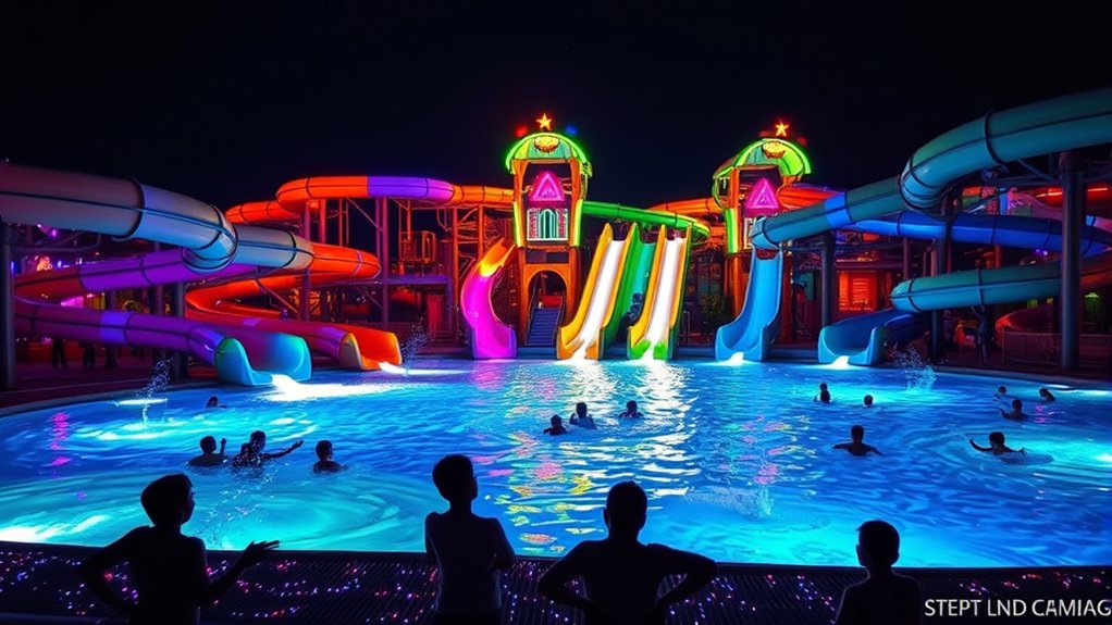 nighttime water park adventure