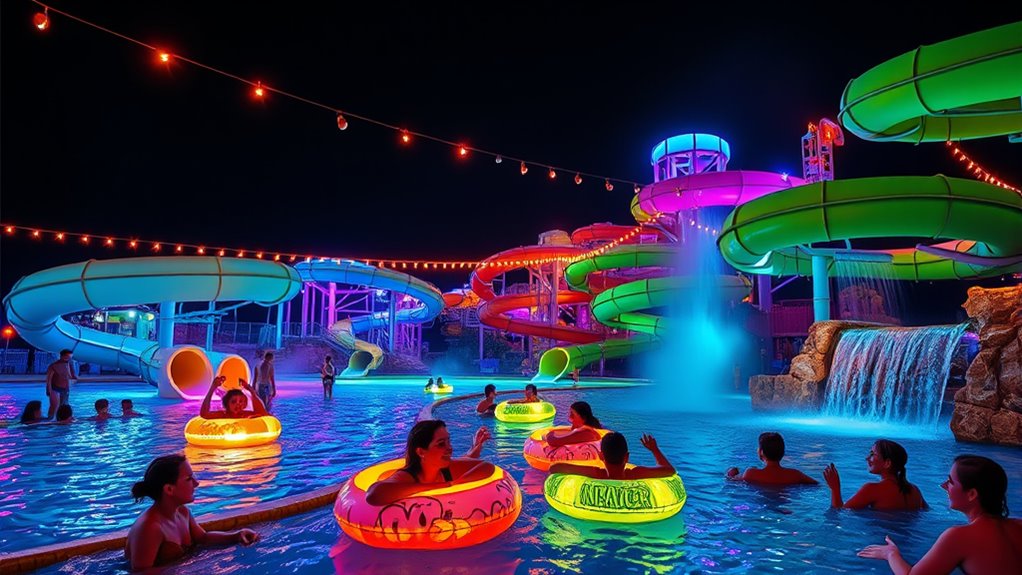 nighttime water park benefits