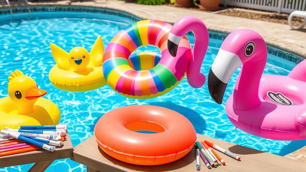 personalized safe durable float designs