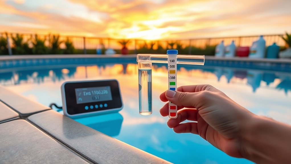 pool chemical balance maintenance