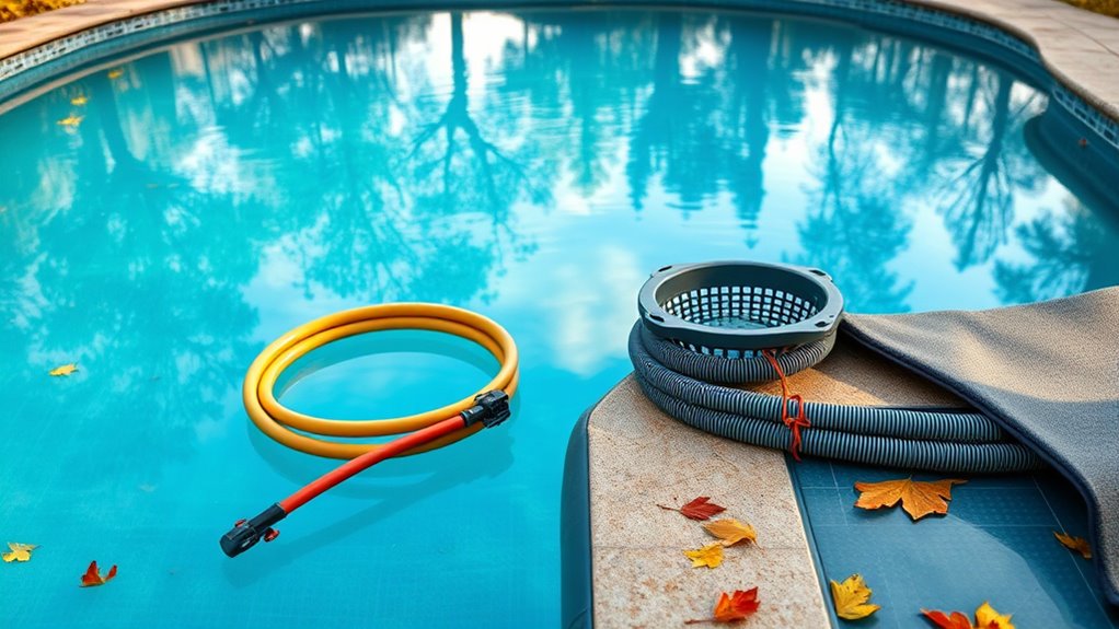 pool closing winterization steps