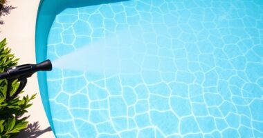 pool surface stain removal