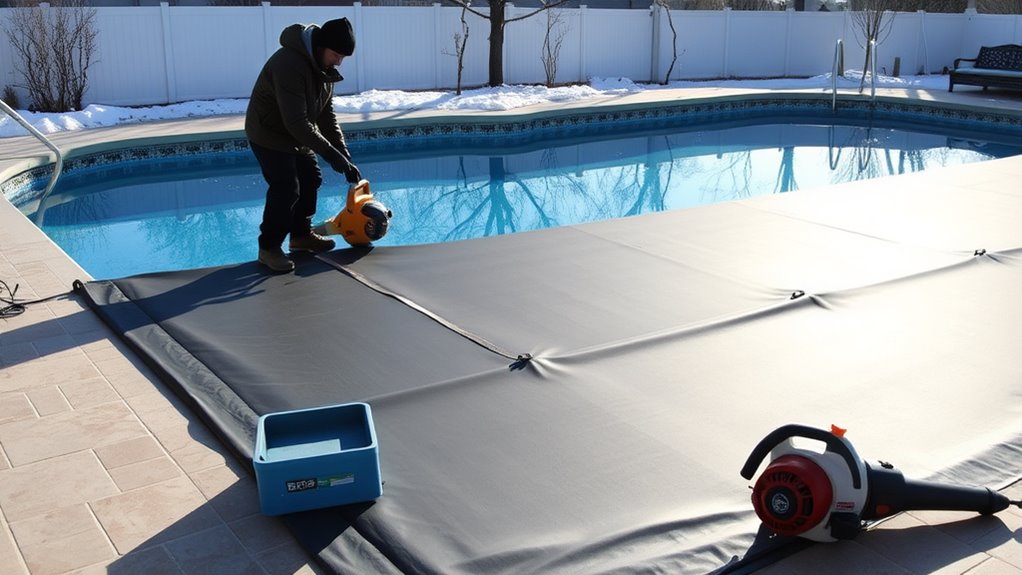 pool winterization step by step