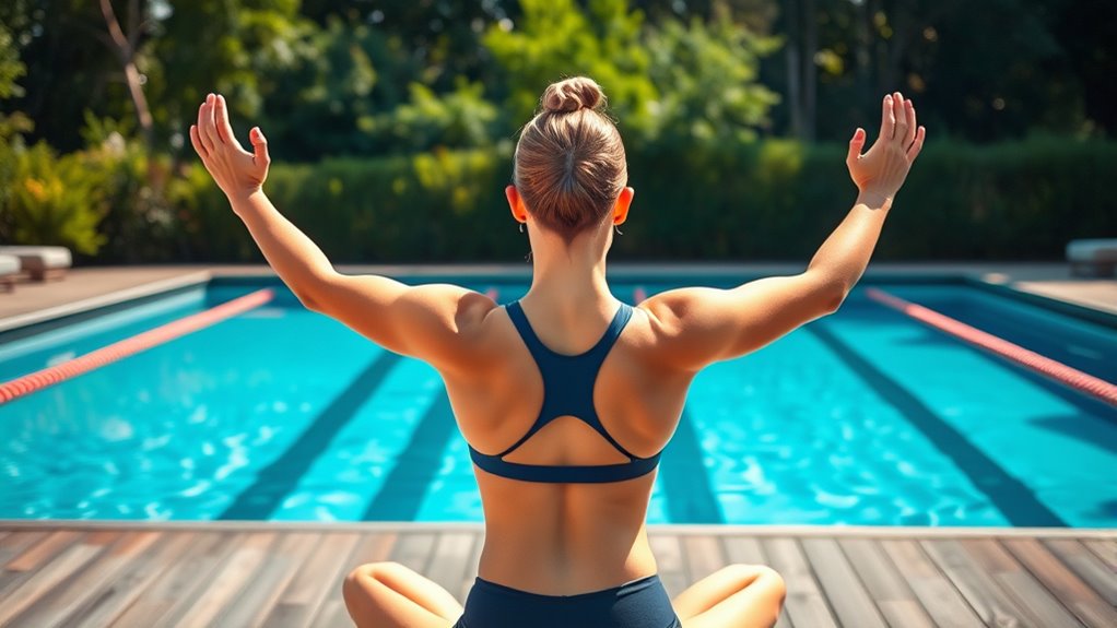 pool yoga for swimmers