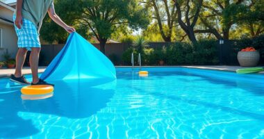 prepare and start swimming