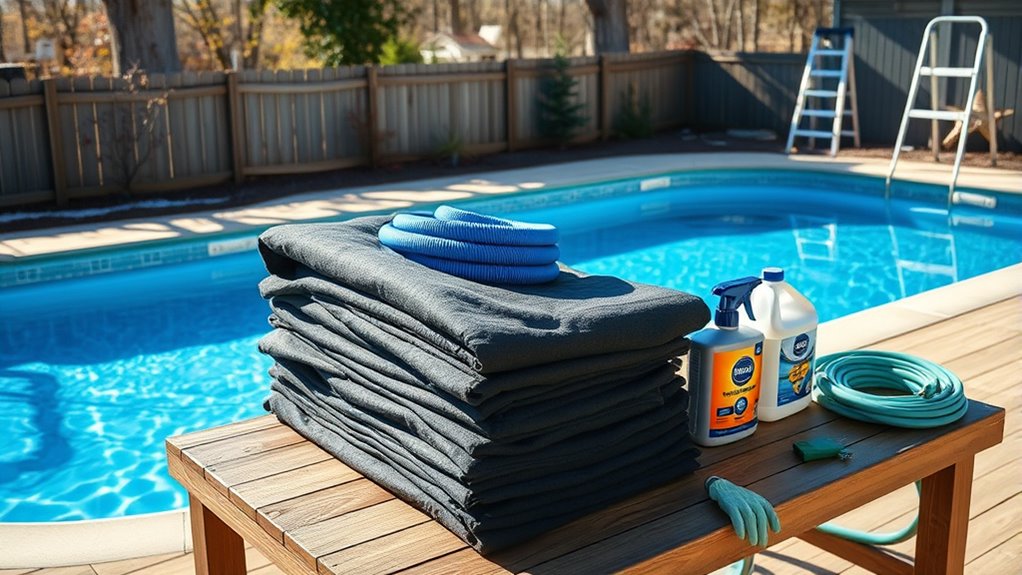 prepare pool supplies ahead