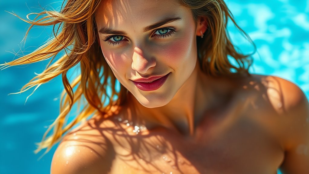 rinse immediately after swimming